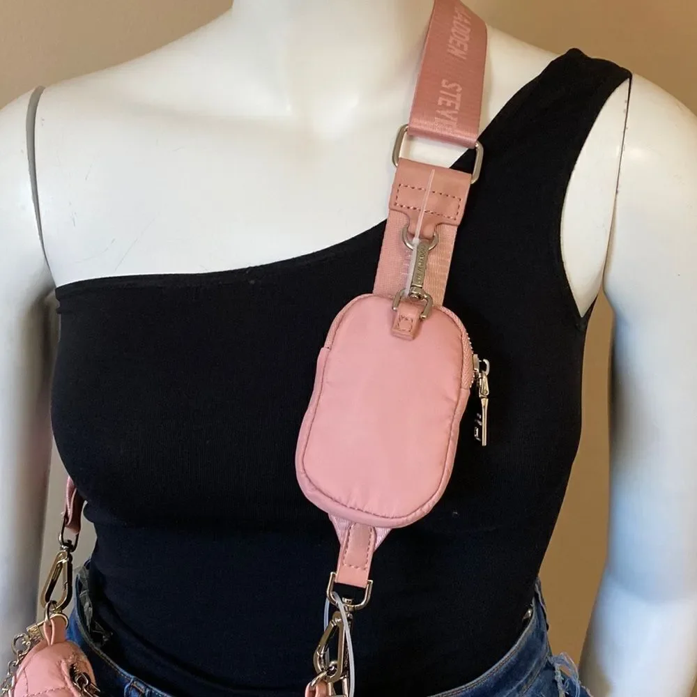 NWT Steve Madden (Btamela) Crossbody w/ AirPod Pouch- Peach - Picture 15 of 16
